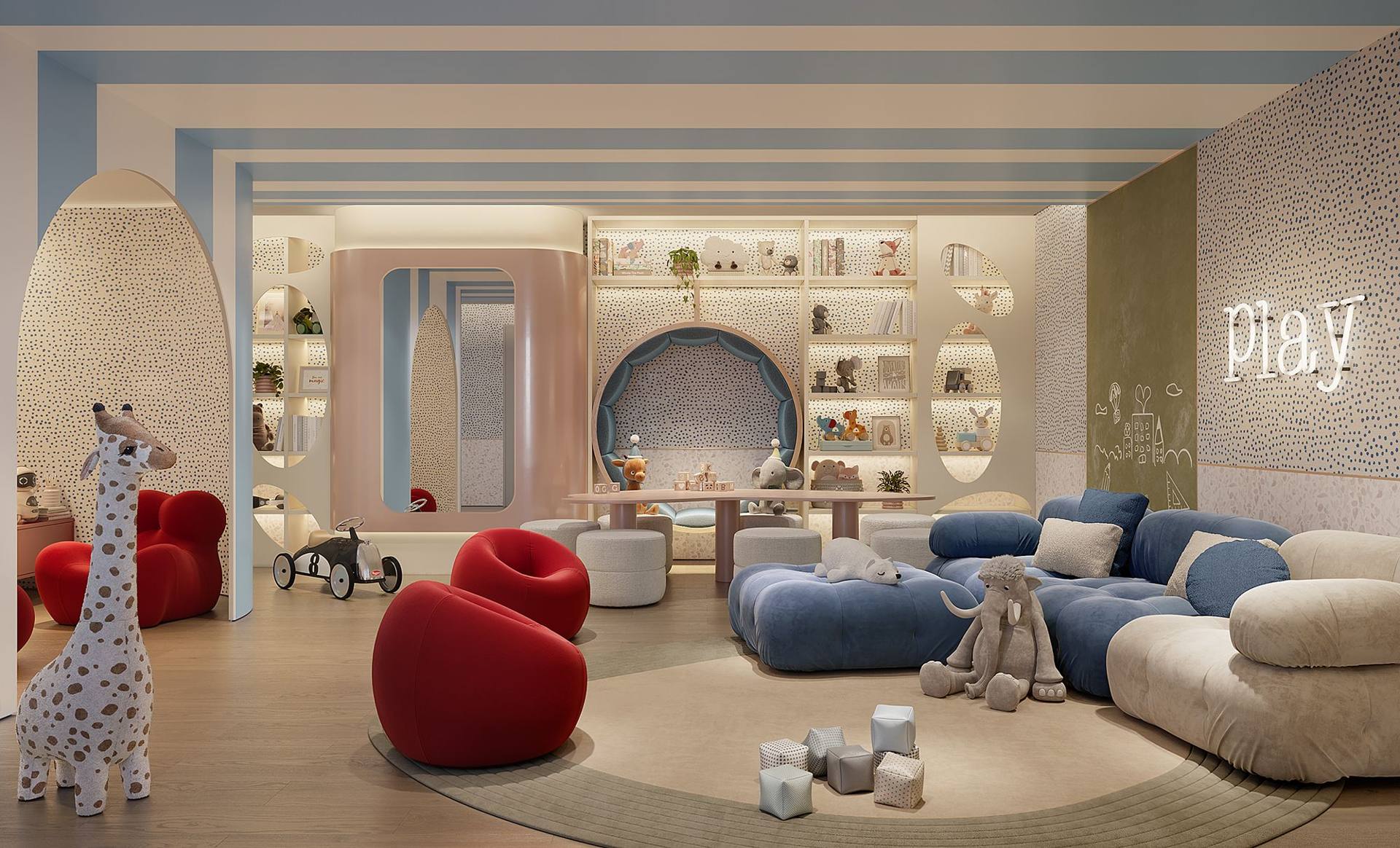 Children and teens club — The St. Regis Residences, Sunny Isles Beach (artist rendering)